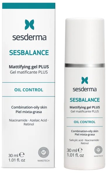 Интенсивный матирующий гель для комбинированной и жирной кожи / Mattifying gel Plus / Sesderma купить