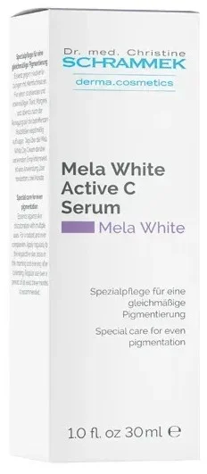 Сыворотка для лечения гиперпигментации / Mela White Active C Serum / Dr. Schrammek купить