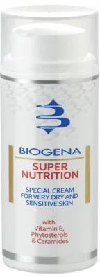 Крем для сухой и чувствительной кожи / SUPER NUTRITION / Biogena
