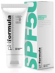 Солнцезащитный крем с SPF50+ UVA/UVB / U.V. protect SPF 50+ / pHformula