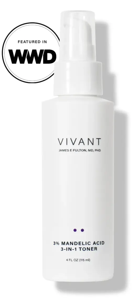 Тонік з 3% мигдальної кислоти / 3% Mandelic Acid 3-in-1 Toner / Vivant купить