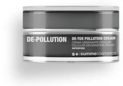 Антиоксидантний нічний крем для обличчя з пробіотиками / De-Pollution Detox Pollution Cream / S+|SUMMECOSMETICS