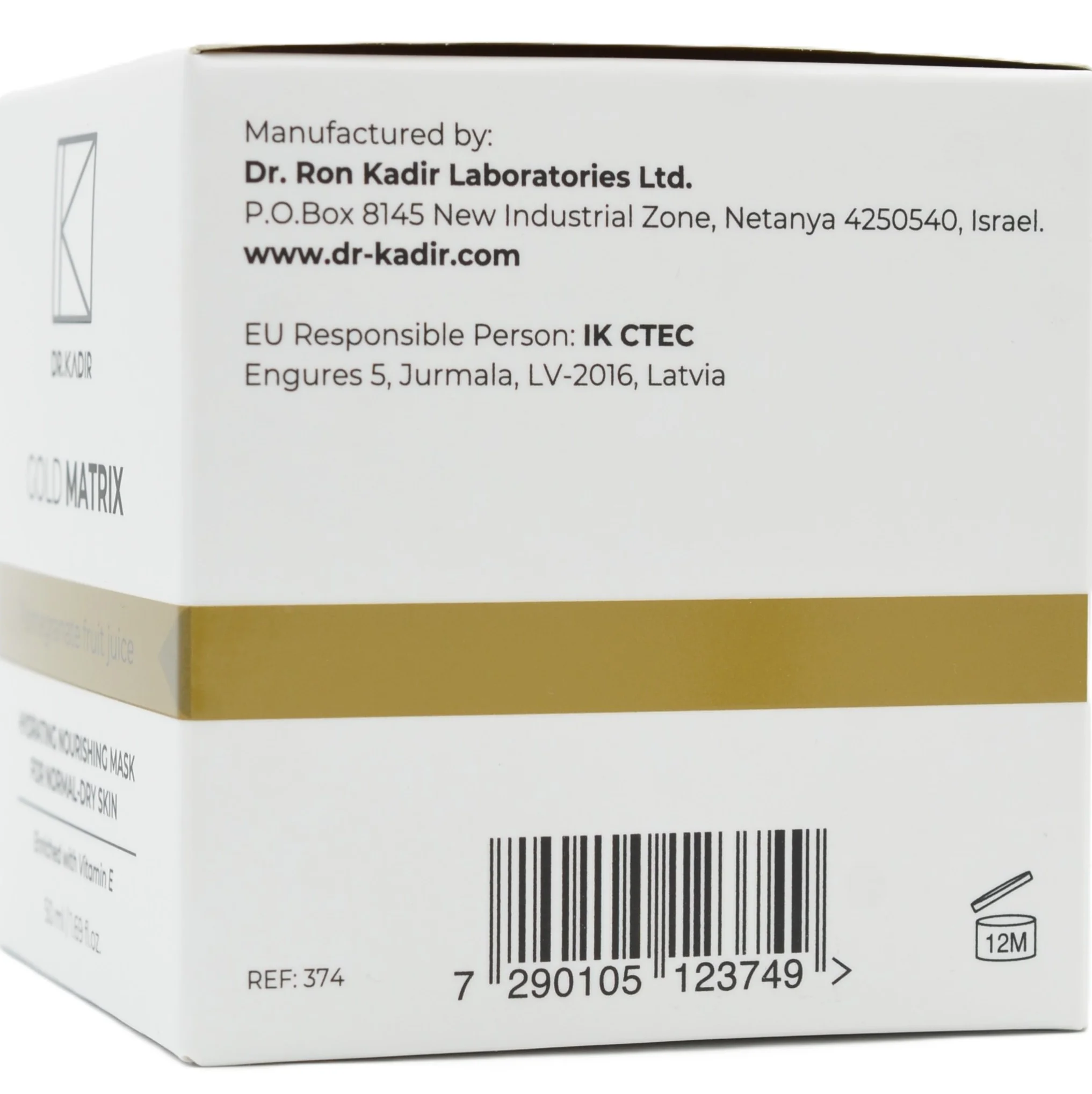 Золота маска / Gold MATRIX Mask / Dr.Kadir ❤️ купити за