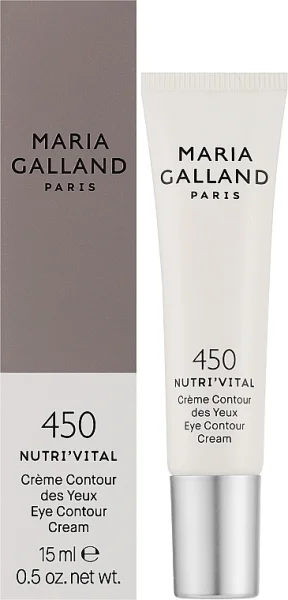 Поживний зміцнюючий крем для контуру очей / 450 Nutri'vital Eye Contour Cream / Maria Galland Paris