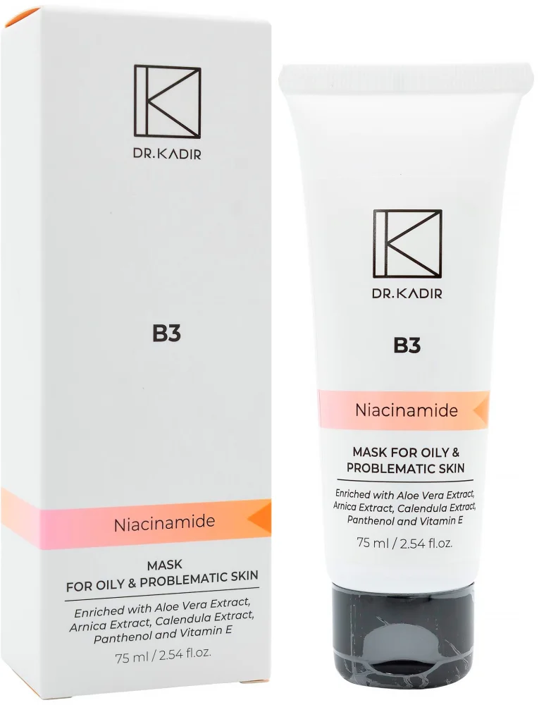 Маска для жирної та проблемної шкіри В3 / B3 Mask For Oily And Problematic Skin / Dr.Kadir