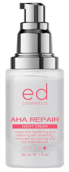 Ночной крем для лица с AHA-кислотами / AHA REPAIR NIGHT CREAM / ED Cosmetics