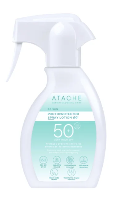 Сонцезахисний лосьйон для тіла SPF50 / BE SUN Photoprotector spray lotion SPF50+ / Atache