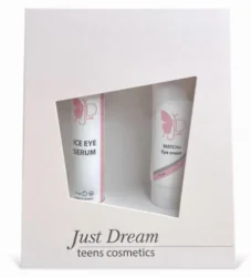 Набор JD line для ухода за областью вокруг глаз / Крем MATCHA EYE CREAM, 10 мл, увлажняющая сыворотка ICE EYE SERUM, 15 мл / MedActive JD Line