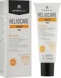 Сонцезахисний крем-флюїд АК SPF100+ Heliocare 360º / HELIOCARE 360º AK 100+ / Cantabria Labs