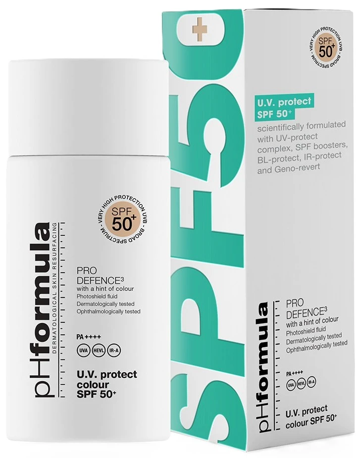 Солнцезащитный крем с тоном / U.V. protect SPF50+ PRO DEFENCE3