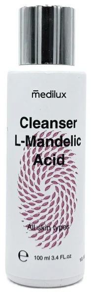 Очищуючий гель з L-мигдальною кислотою / Cleanser L-Mandelic Acid All Skin Types / MEDILUX