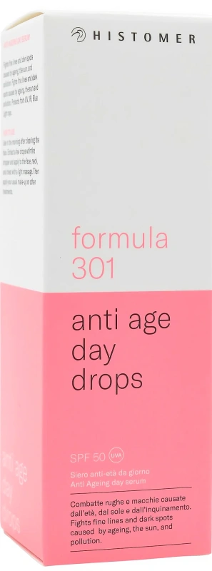 Сироватка денна антивікова / 301 ANTI AGE DAY DROPS SPF 50 / Histomer купить