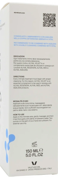 Пенка-осмопротектор для деликатной очистки и увлажнения / VELVET INTIMATE CLEANSER / ALYVAL купить