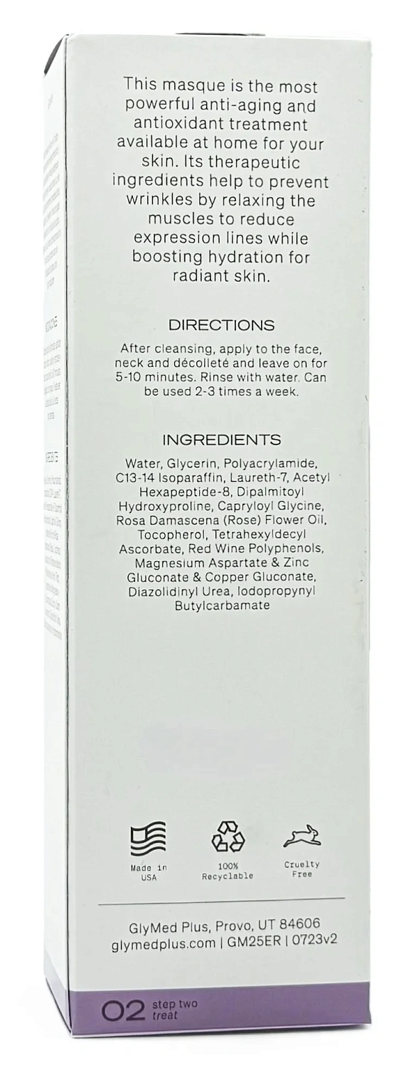 Омолоджувальна маска з пептидами / Rejuvenating Peptide Masque / GlyMed Plus