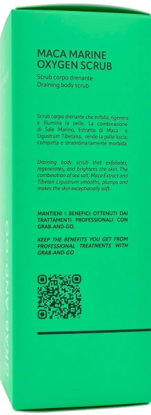 Дренажний скраб для тіла / Maca marine oxygen scrub / Histomer купить