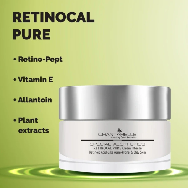 Ночной крем с ретиноевой кислотой / RETINOCAL PURE Cream Intense Retinoic Acid-Like Acne-Prone&Oily Skin / Chantarelle купить