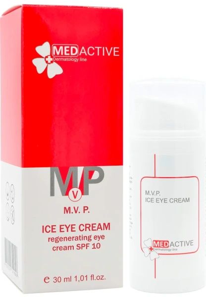 Крем, що регенерує, під очі SPF 10 / M.V. P. ICE EYE CREAM regenerating eye cream SPF 10 ph – 5,0 – 6,0 / Medactive купить