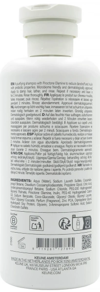 Шампунь проти лупи / Dandruff Detox Shampoo / Keune купить