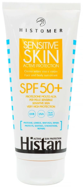 Крем сонцезахисний SPF50+ для обличчя та тіла SENSITIVE / Sensetive Skin Active Protection SPF50+ / Histomer купить