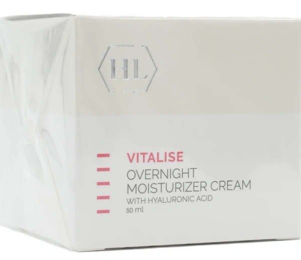 Нічний крем із гіалуронною кислотою / VITALISE OVERNIGHT MOISTURIZER CREAM / Holy Land