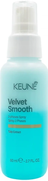 Двофазний спрей для розгладження та пом'якшення волосся / NEW Velvet Smooth 2Phase Spray - TRAVEL SIZE / KEUNE