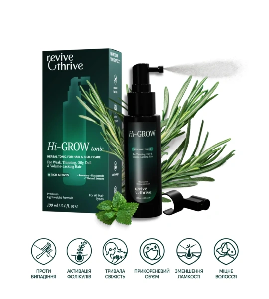 Hi-GROW - тоник-активатор для волос / Revive & Thrive купить