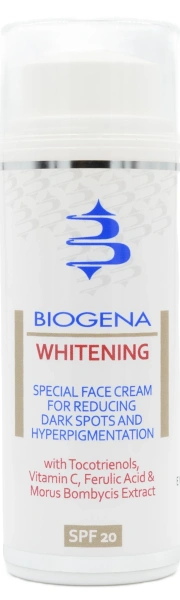 Крем осветляющий против пигментных пятен SPF20 / WHITENING / Biogena купить