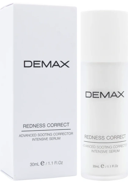 Сироватка-коректор для сухої, чутливої та куперозної шкіри / Anti-Couperose Anti-Redness Serum Intensive Refine / Demax