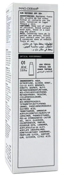 Сонцезахисний крем SPF50 + / SUNBLOCK SUN DEFENSE SPF 50+ / Innoaesthetics купить
