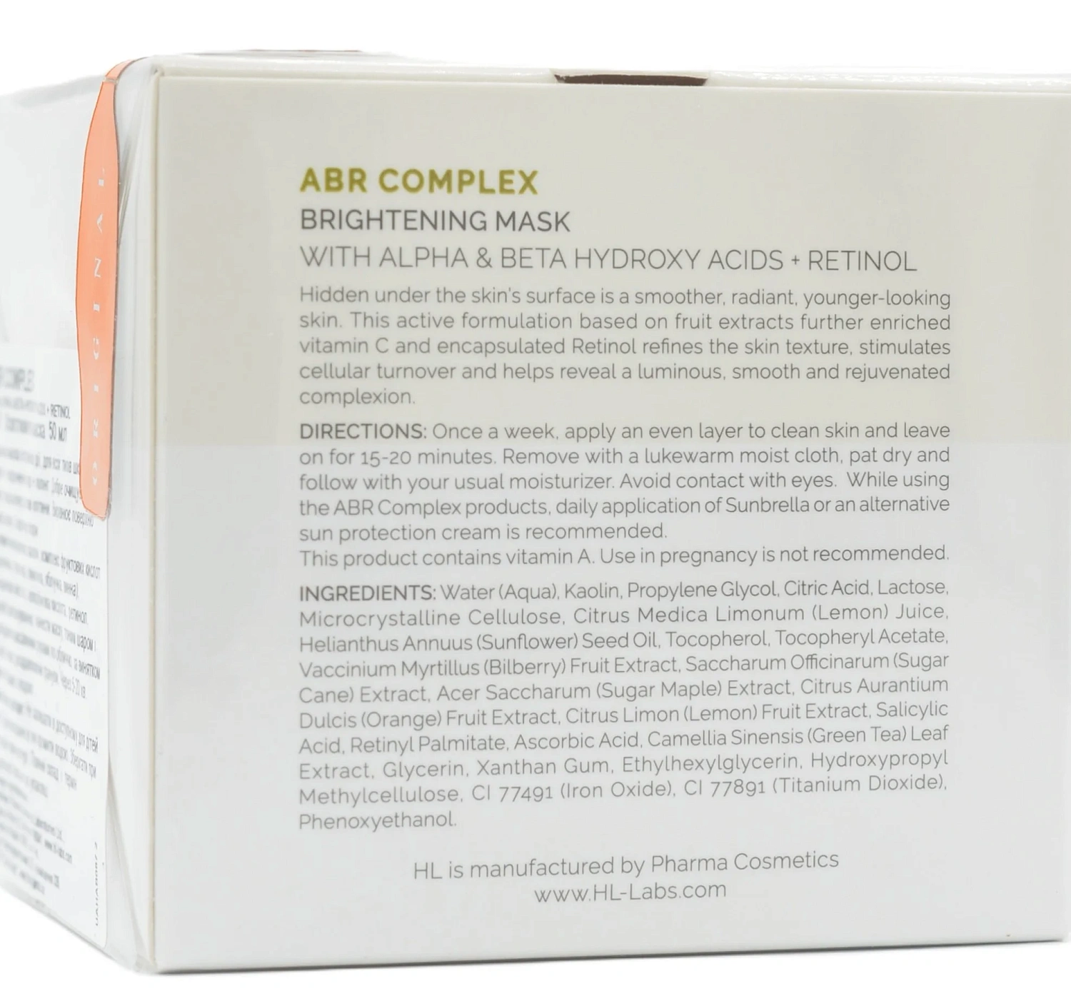 Осветляющая маска / ABR COMPLEX BRIGHTENING MASK / Holy Land