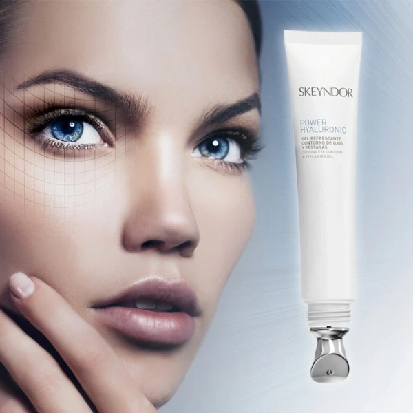 Охлаждающий гель для век и ресниц / Power Hyaluronic Revitalising Eyelash and Eye Contour Gel / Skeyndor купить
