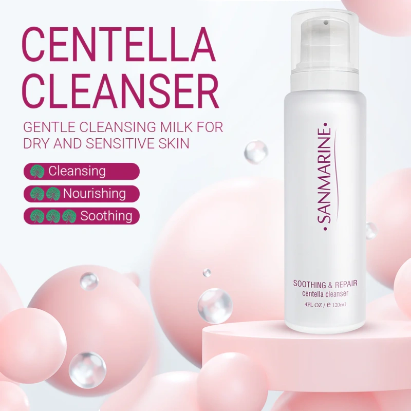 Очищающее молочко с центеллой / CENTELLA CLEANSER / Sanmarine  купить