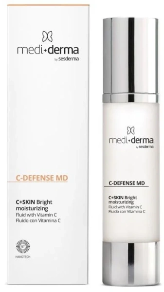 Ревіталізуючий флюїд із вітаміном C / C-DEFENSE MD Moistrusing Fluid / Mediderma купить