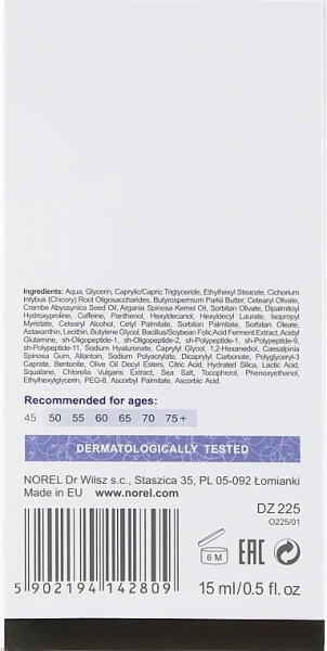 Активный крем против морщин под глазами / Re-Generation Eye Cream / Norel купить