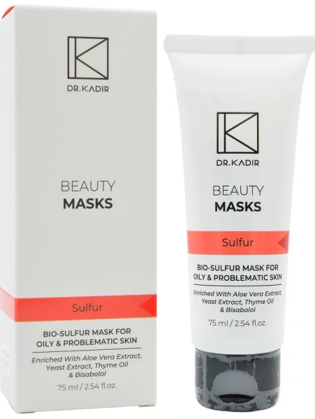 Маска Біо-сірка для проблемної шкіри / Bio-Sulfur Mask For Problematic Skin / Dr.Kadir