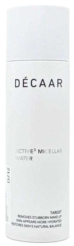 Міцелярна вода / ACTIVE³ micellar water / DECAAR купить