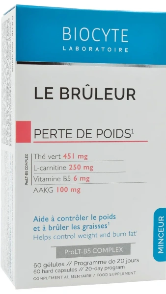 Спалює жири та сприяє схудненню / LE BRULEUR / Biocyte купить