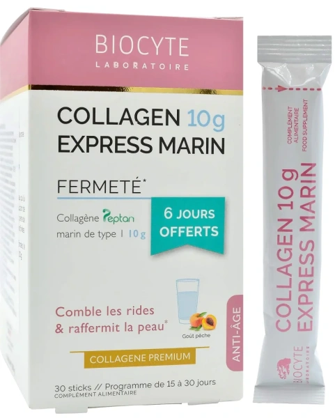 Висококонцентрована формула морського колагену / Collagen Express Marin 10 g / Biocyte купить