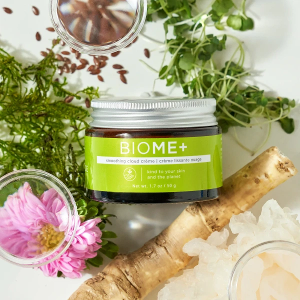Зволожуючий крем-мус зі скваланом / Biome + Smoothing Cloud Cream / Image Skincare купить