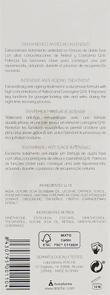 Інтенсивне лікування всіх ознак старіння / Retinol Vital Age  SERUM 2 intensive ANTI-AGING / Atache купить