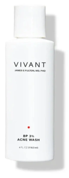 Засіб для вмивання проти акне з 3% бензоїл пероксидом / BP 3% Acne Wash / Vivant