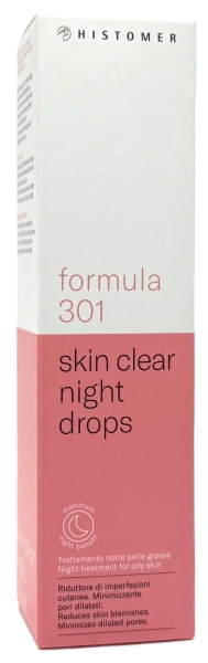 Нічний лосьйон для жирної шкіри SKIN CLEAR / 301 SKIN CLEAR NIGHT DROPS / Histomer купить