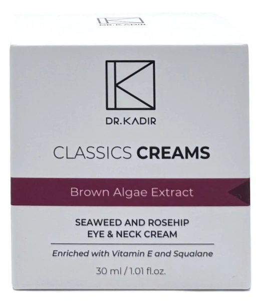 Крем для області навколо очей та шиї Морські водорості та Шипшина / Eye & Neck Cream With Seaweed And Rose Hip / Dr.Kadir купить