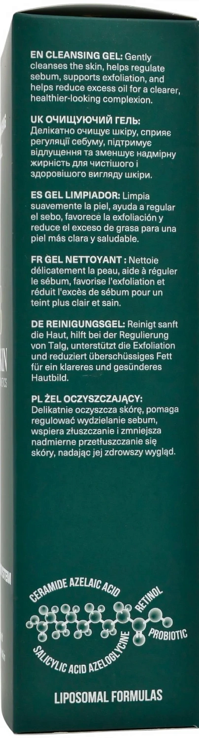 Очищающий гель с миндальной кислотой / Cleansing gel mandelic acid / AG Skin