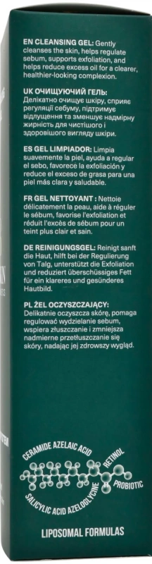 Очищающий гель с миндальной кислотой / Cleansing gel mandelic acid / AG Skin купить