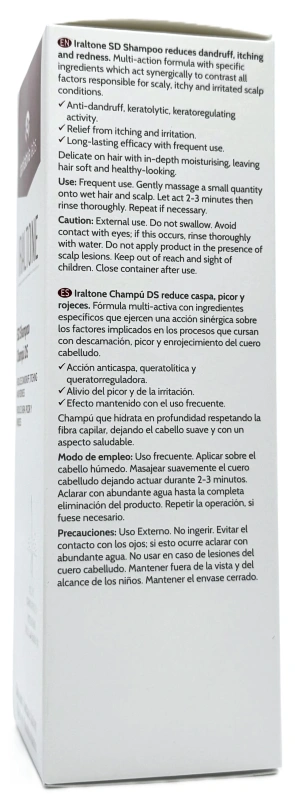 Шампунь против перхоти и себореи / Iraltone SD Shampoo / Cantabria labs купить