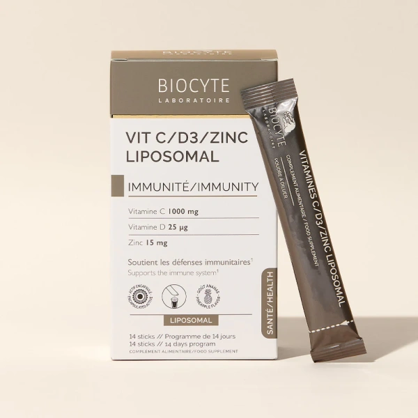 Поддерживает иммунитет, улучшает состояние кожи / VITAMINE C-D3-ZINK LIPOSOMAL / Biocyte купить