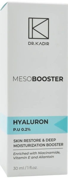 Мезо бустер с гиалуроновой кислотой / MESO BOOSTER HYALURON / Dr.Kadir купить