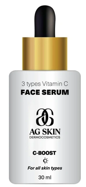 Сироватка з трьома видами вітаміну C / 3 TYPES OF VITAMIN C FACE SERUM / AG Skin