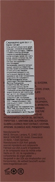 Сыворотка для ресниц и бровей / Brow and lash enhancement serum / Image Skincare купить